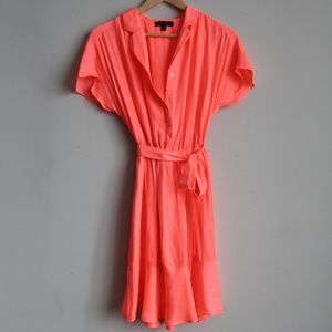 Banana Republic Coral Skater Dress
